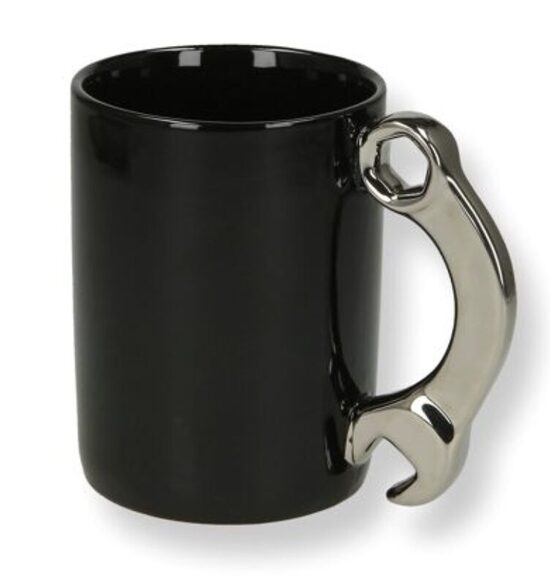 Krūze ar Atslēgas Rokturi – Dāvana Mehāniķiem un Darbnīcu Entuziastiem